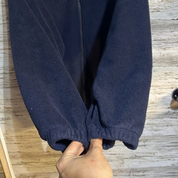 Marks blue thick fleece zip up sweater size XL - Picture 5 of 9